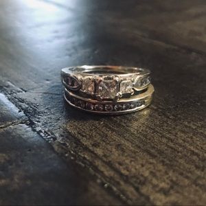 1 carat diamond bridal set